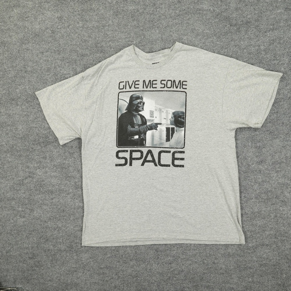 Star Wars Darth Vader Give Me Some Space Shirt Mens 2XL Gray‎ Graphic Fifth Sun